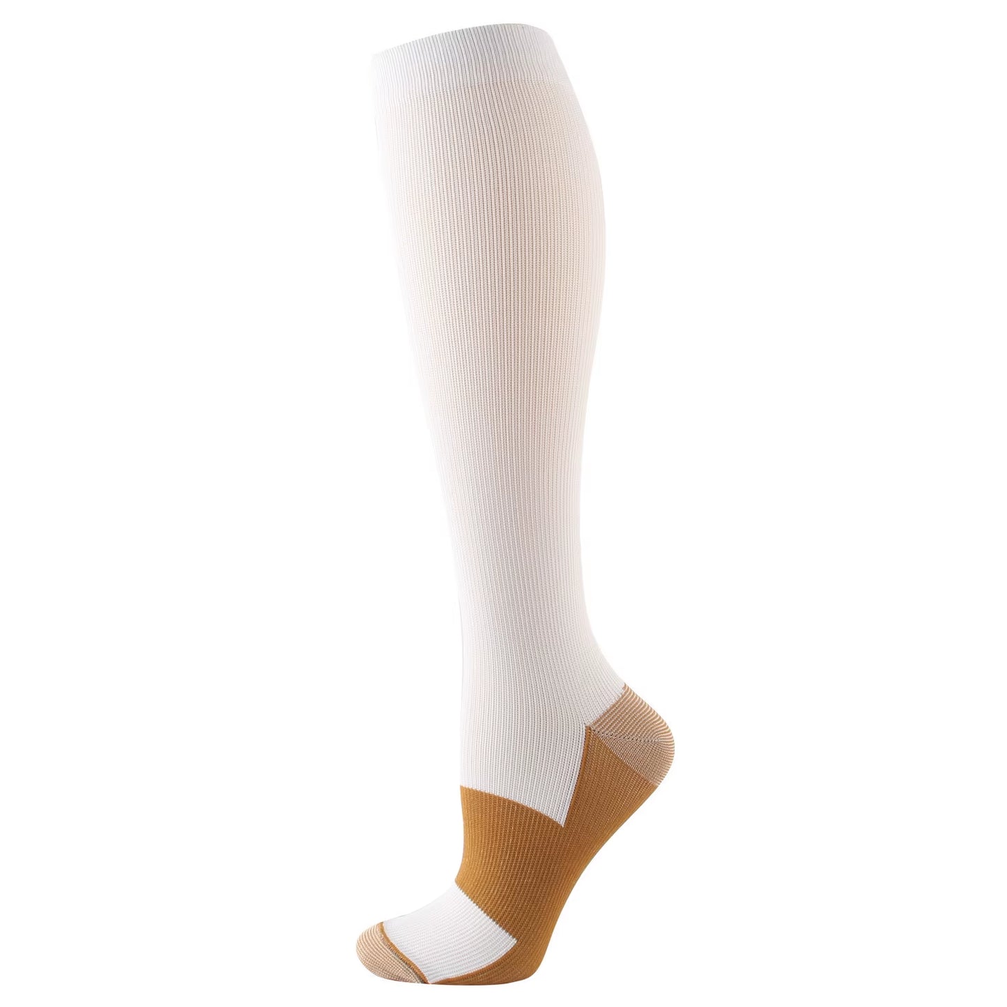 Compression Socks Small Dots Stripe Candy Color Varicose Vein Nurse Sports Running Calf Pressure Stockings Protect Feet Support