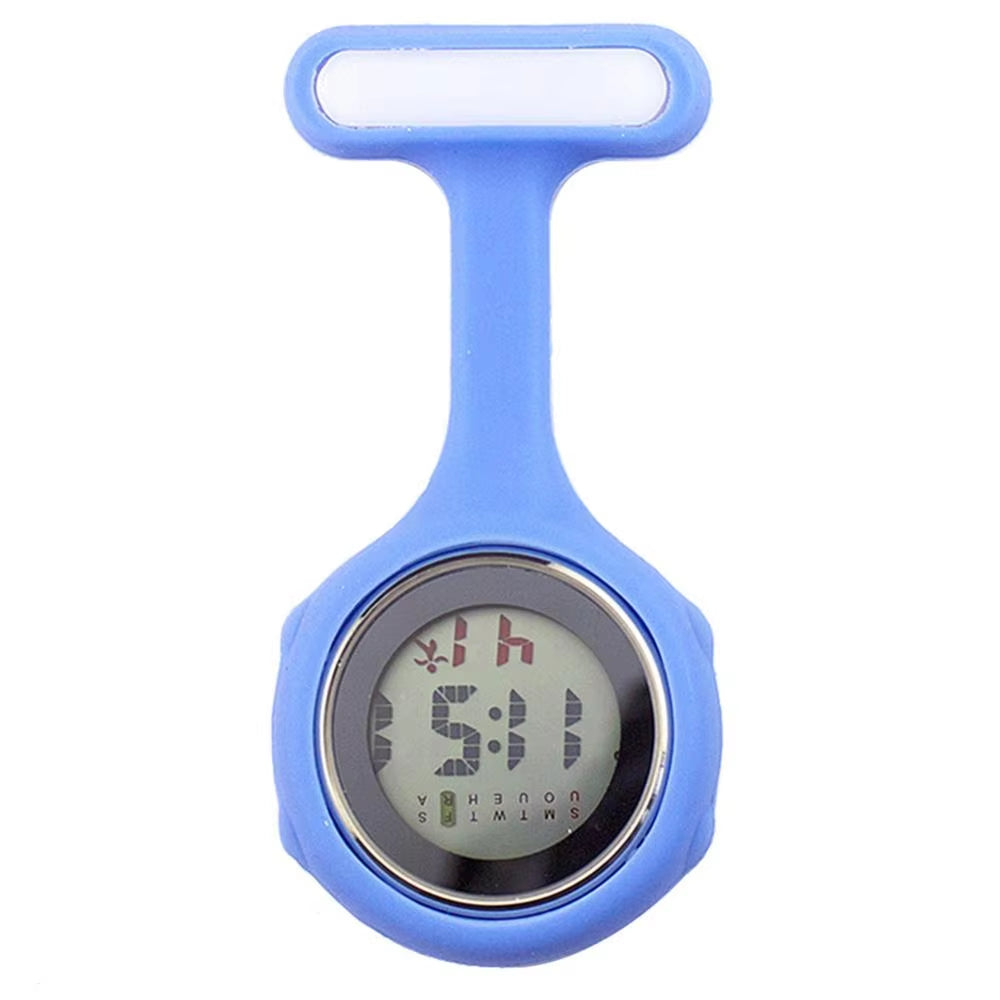 Digital Dial Clip-On Fob Nurse Brooch Pin Hang Pocket Electric Watch Hospital Medical Nurse Doctor Hang Clip Watches Women Watch