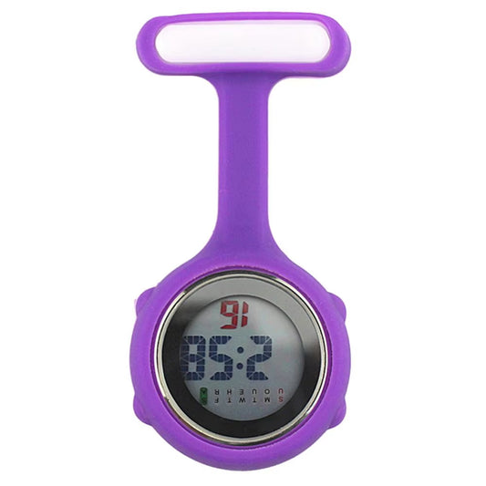 Digital Dial Clip-On Fob Nurse Brooch Pin Hang Pocket Electric Watch Hospital Medical Nurse Doctor Hang Clip Watches Women Watch