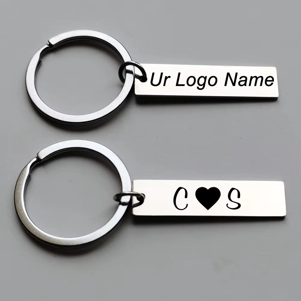 Customize Keychain Custom Keyring Engraved with Your Name Logo Signature Drive Safe I Need You Here with Me Key Chain