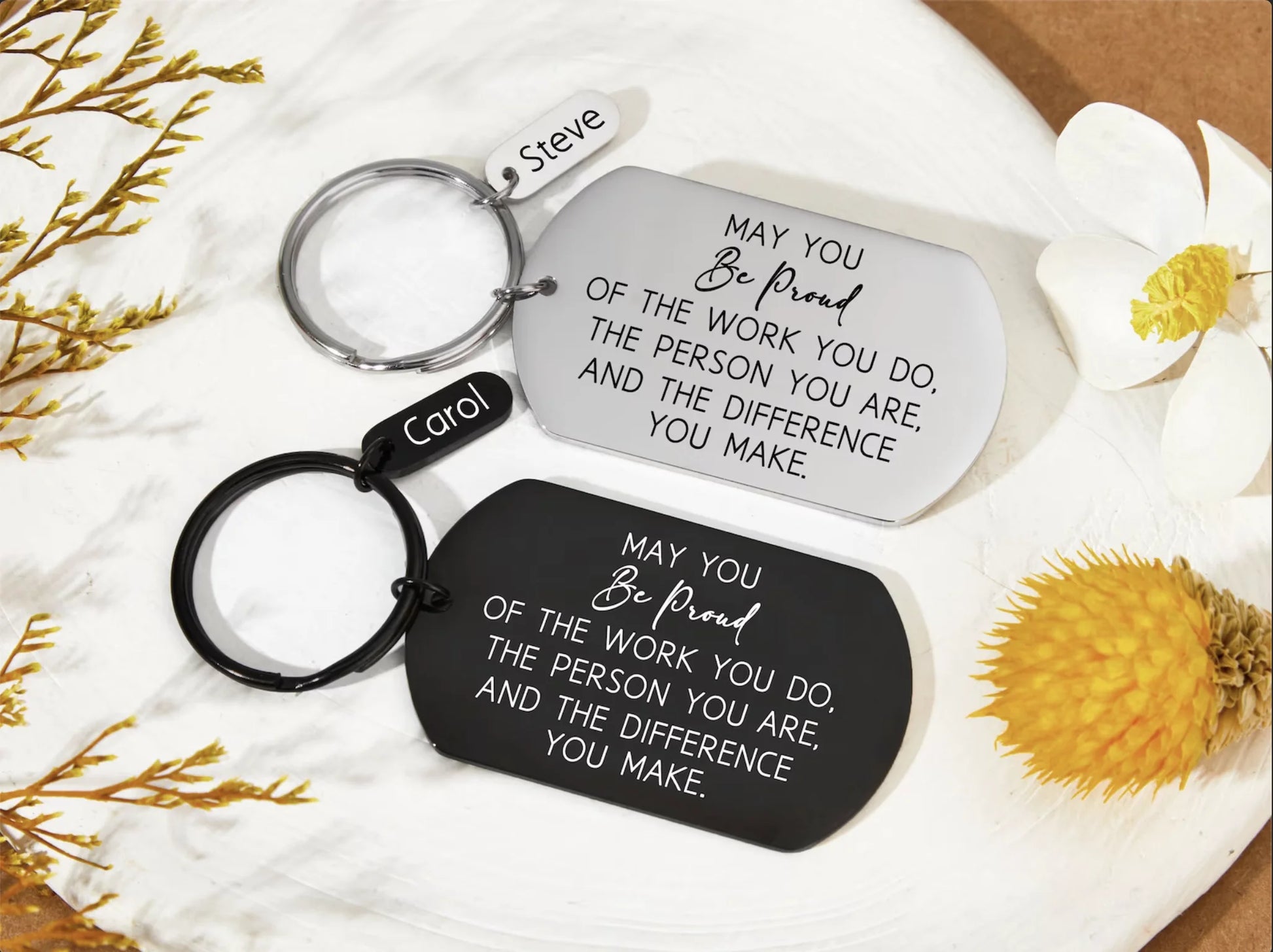 Employee Appreciation Gift: "May You Be Proud of the Work You Do" - Thoughtful Thank You Gift for Coworkers, Available in Bulk and Personalization Options