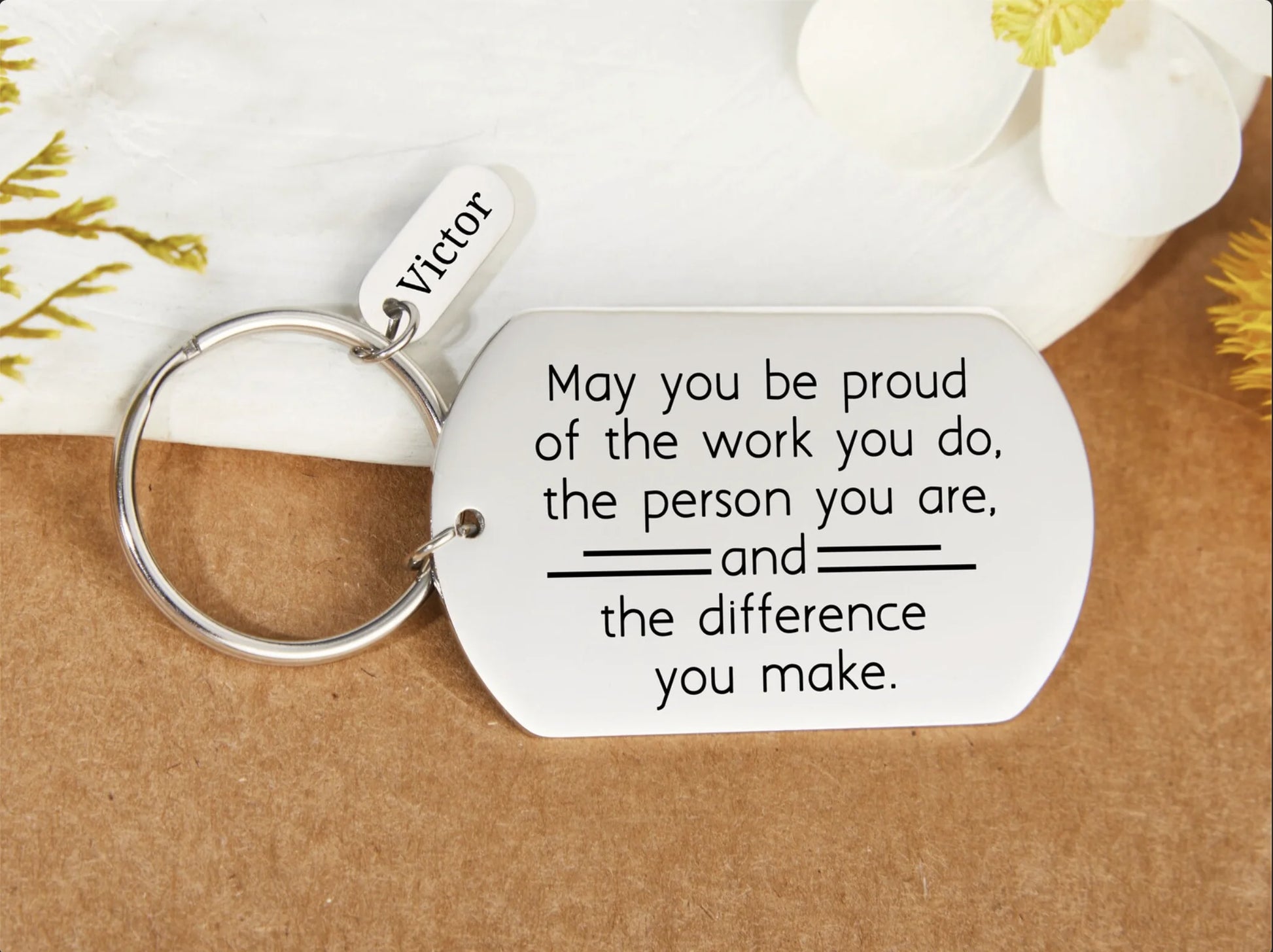 Employee Appreciation Gift: "May You Be Proud of the Work You Do" - Thoughtful Thank You Gift for Coworkers, Available in Bulk and Personalization Options