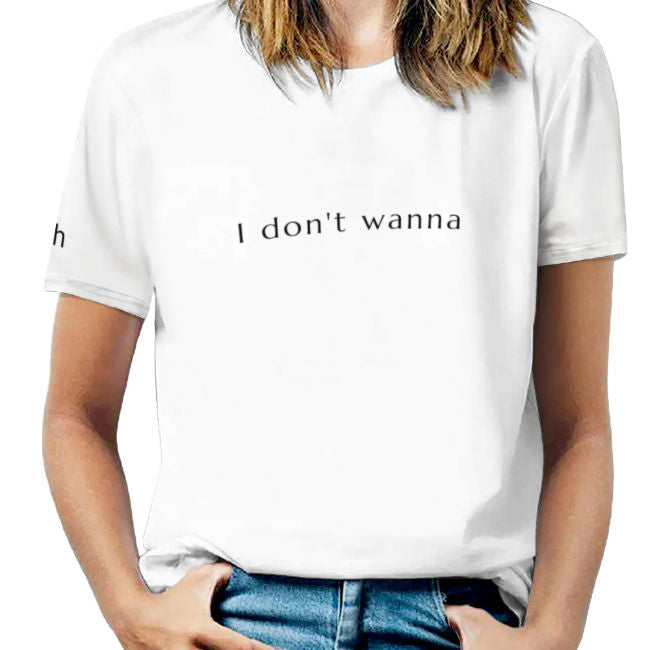 Women's all-print T-shirt NT- (single picture multiple spelling optional)