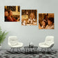Custom Canvas Family Picture Frame, Set of 3 - Personalize With Your Own Photo!